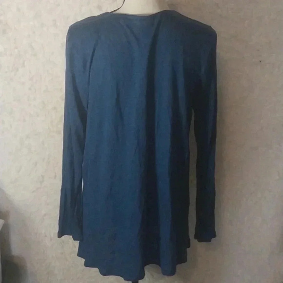 J. Jill Women Love Linen Button Front Cardigan Sweater Loose Lagenlook Size L - Picture 6 of 10